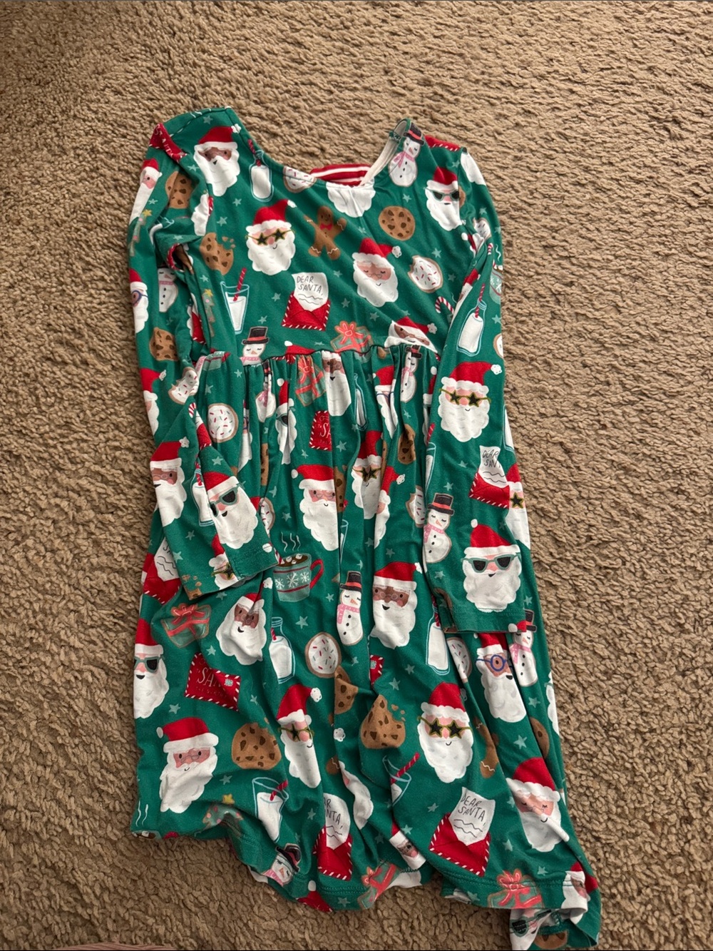 Little Sleepies Christmas Dress